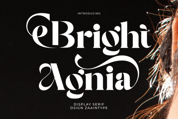 Bright Agnia: A Serif Font That Elevates Brand Identity