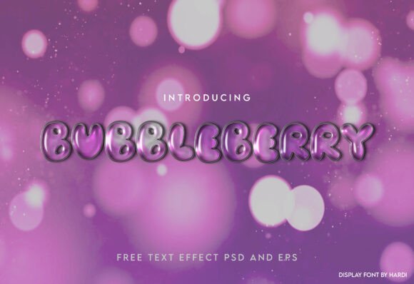 Bubbleberry Font Brings Playful Charm to Handmade Products