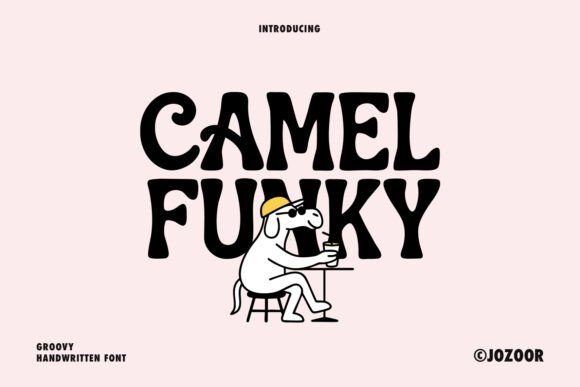 Camel Funky: A Retro Display Font for Editorial Design