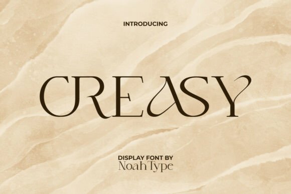 Creasy: A Display Font That Earns Its Place in Real Branding Work