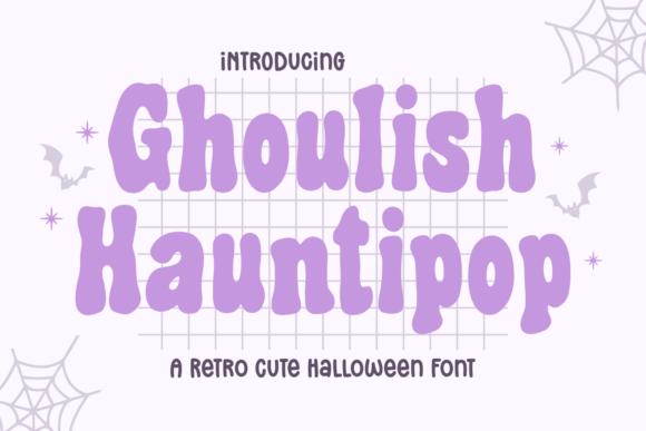 Ghoulish Hauntipop: A Retro-Cute Display Font for Crafters
