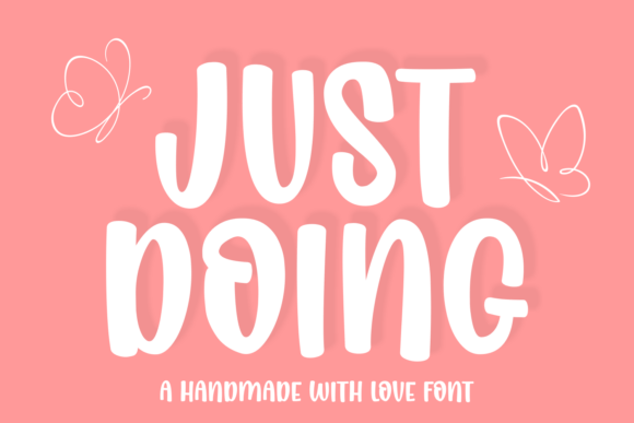 Just Doing Font: A Charming Display Typeface for Web Designers