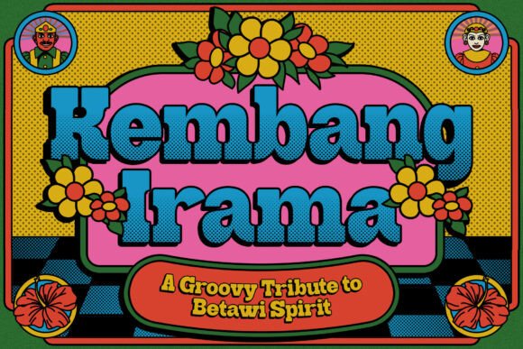 Kembangirama Regular: A Bold Display Font for Your Brand Identity