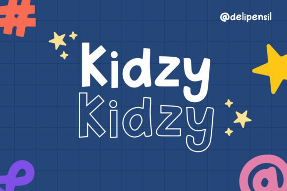 Kidzy: A Playful Handwriting Font for Creative Crafters