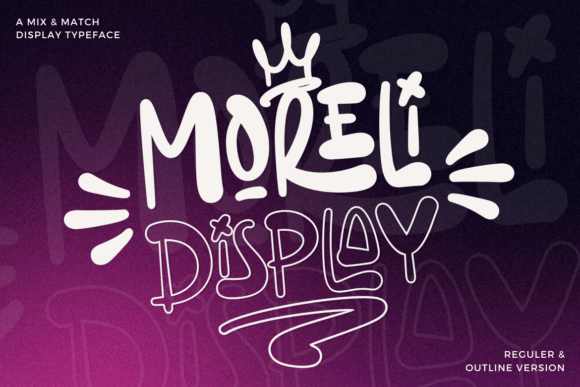Moreli Font Review: A Psychedelic Display Typeface with Real Branding Potential