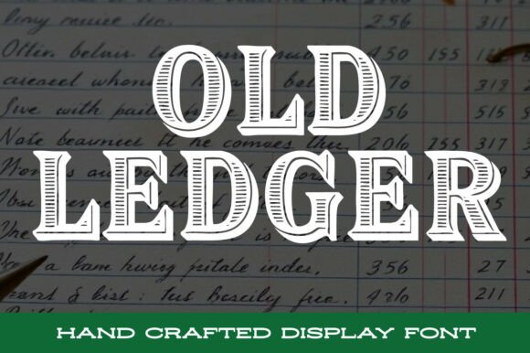 Old Ledger: A Display Font Built for Bold Brand Narratives