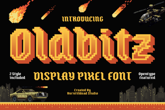 Oldbitz Review: A Display Font That Brings Retro Arcade Charm to Your Brand