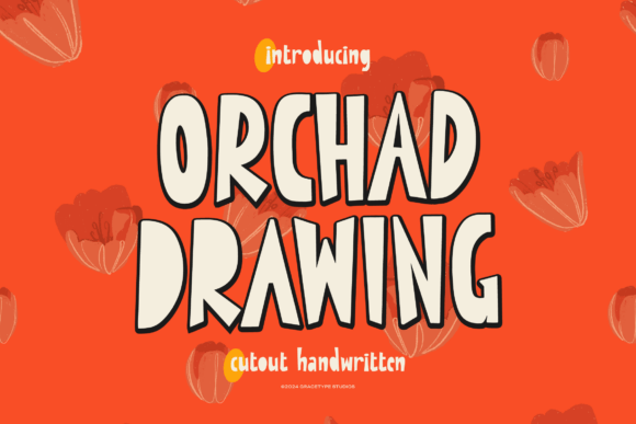 Orchad Drawing: A Handwritten Font for Editorial Design