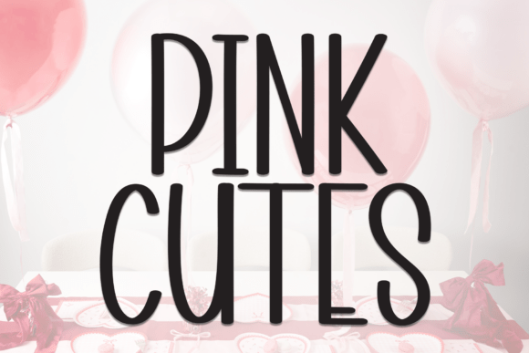 Pink Cutes: A Display Font for Playful Brand Campaigns