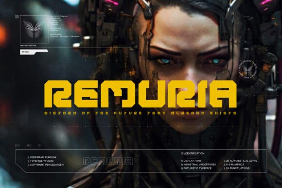 Remuria: A Display Typeface for Editorial Identity