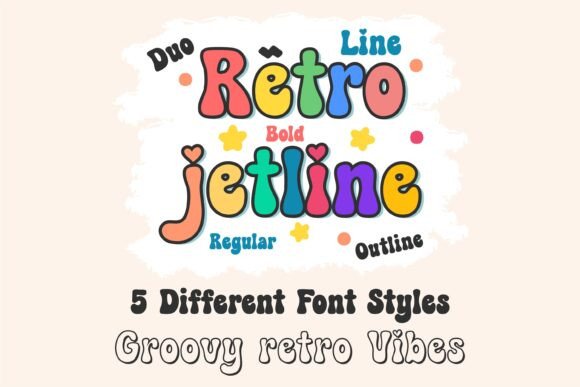 Retro Jetline: The Font That Makes Your Campaigns Pop
