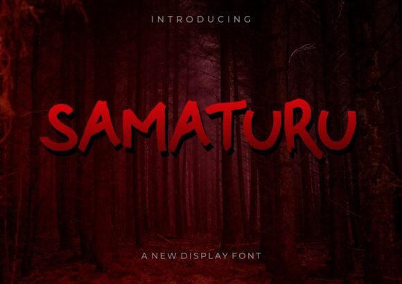 Samaturu: The Font That Speaks Boldly