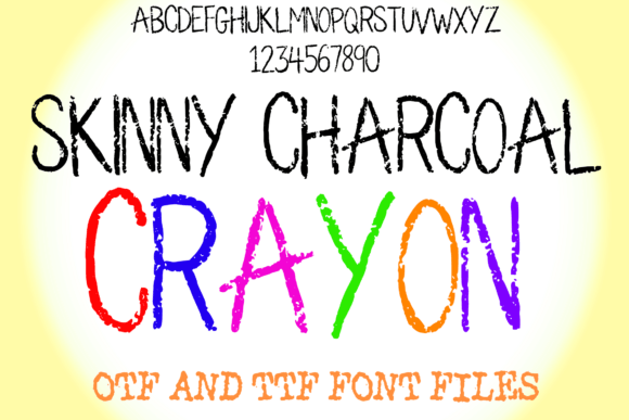 Skinny Charcoal Crayon: Why This Hand-Drawn Display Font Fits Your Small Business Branding