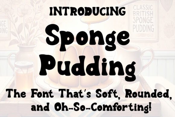 Sponge Pudding: A Font That Feels Like a Warm Welcome