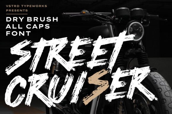 Street Cruiser: A Dry Brush Font for Digital Designers