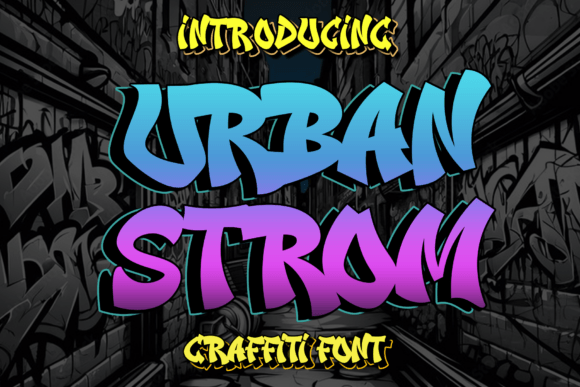 Urban Strom: A Display Font That Brings Casual Energy to Web Design